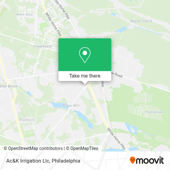 Ac&K Irrigation Llc map