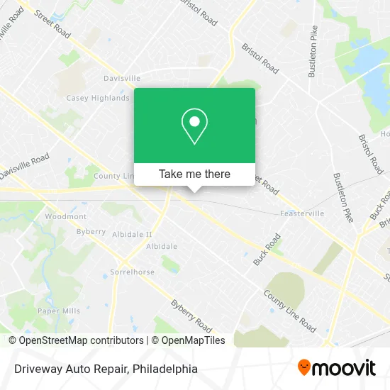 Driveway Auto Repair map