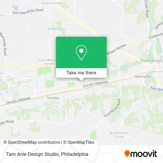 Tam Arte Design Studio map