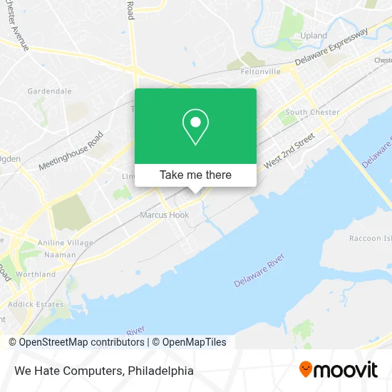 We Hate Computers map