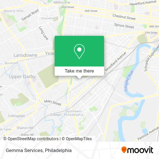 Gemma Services map
