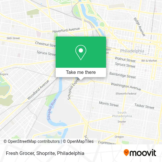Fresh Grocer, Shoprite map