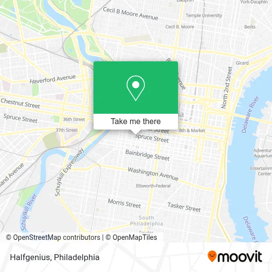 Halfgenius map