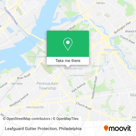 Leafguard Gutter Protection map