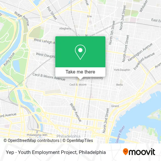Yep - Youth Employment Project map