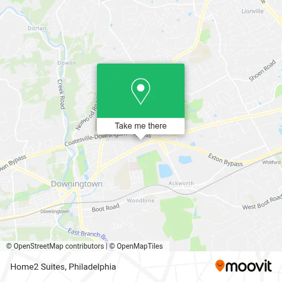 Home2 Suites map
