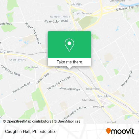 Caughlin Hall map