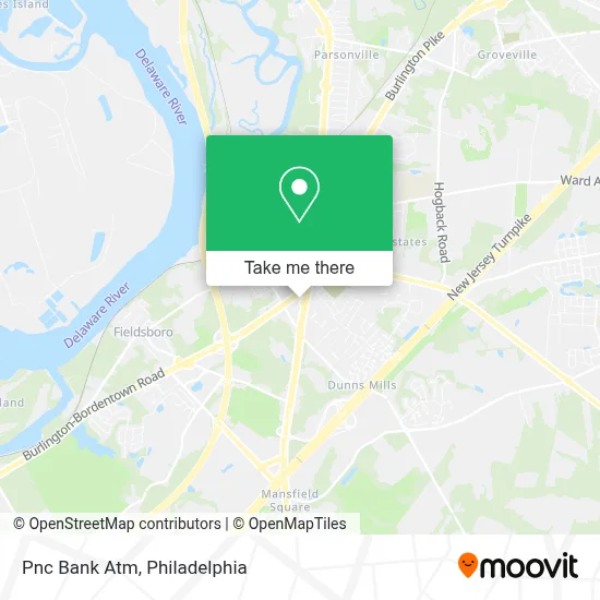 Pnc Bank Atm map