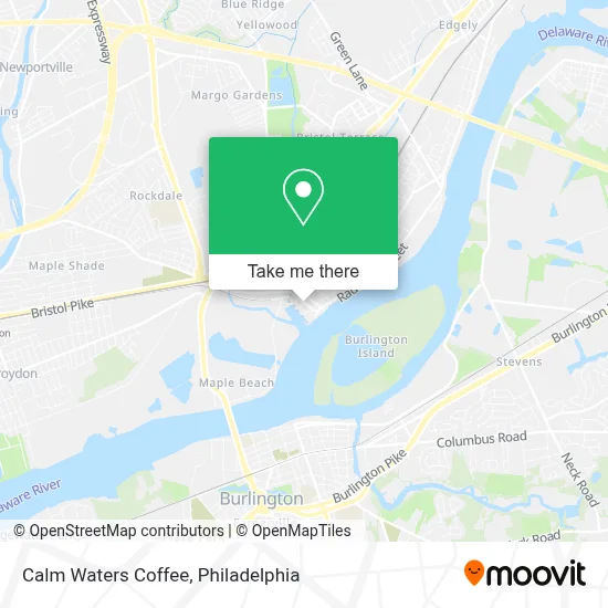 Calm Waters Coffee map
