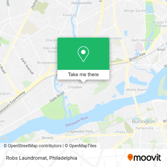 Robs Laundromat map