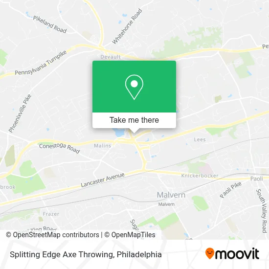 Splitting Edge Axe Throwing map