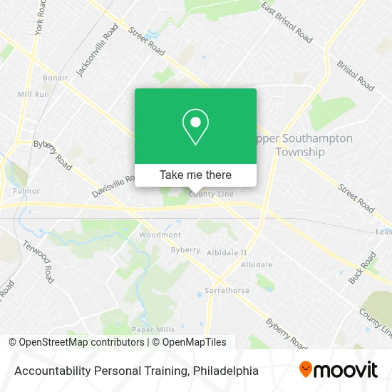 Accountability Personal Training map