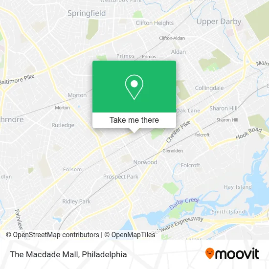 The Macdade Mall map