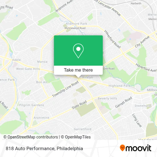 818 Auto Performance map