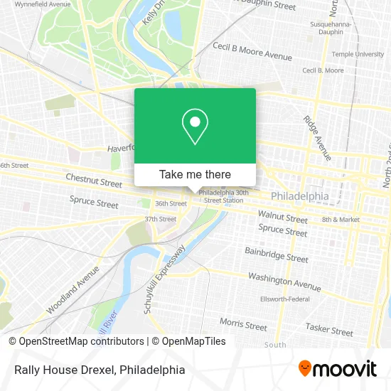 Rally House Drexel map