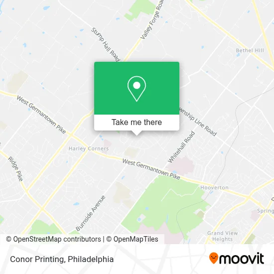 Conor Printing map