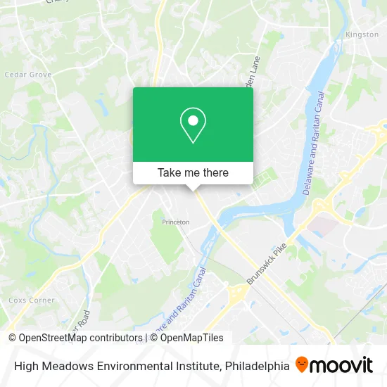 High Meadows Environmental Institute map