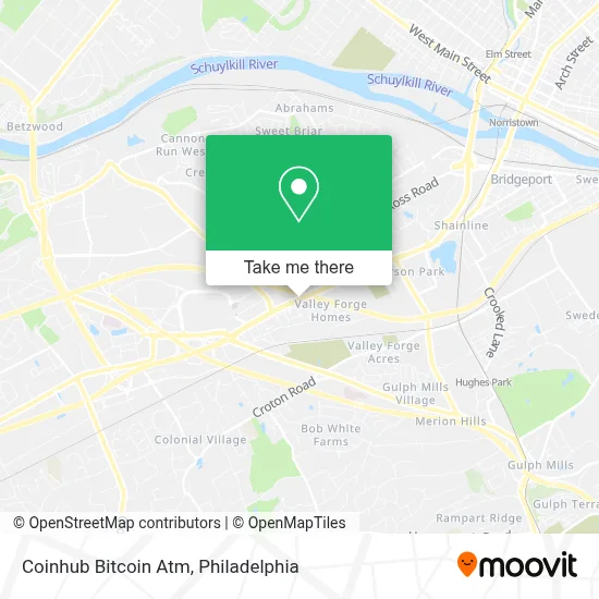 Coinhub Bitcoin Atm map