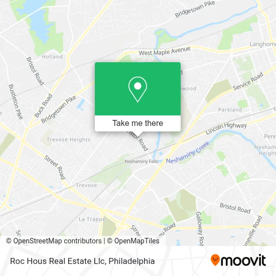 Roc Hous Real Estate Llc map