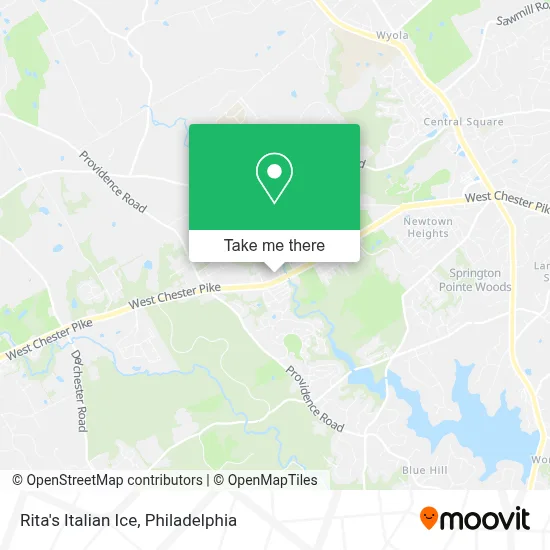 Rita's Italian Ice map