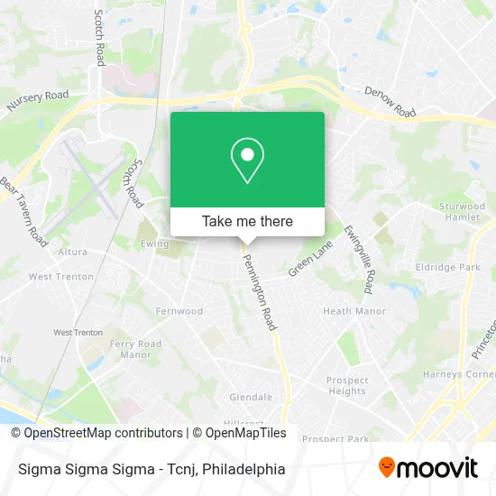 Sigma Sigma Sigma - Tcnj map