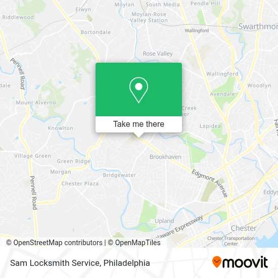Sam Locksmith Service map