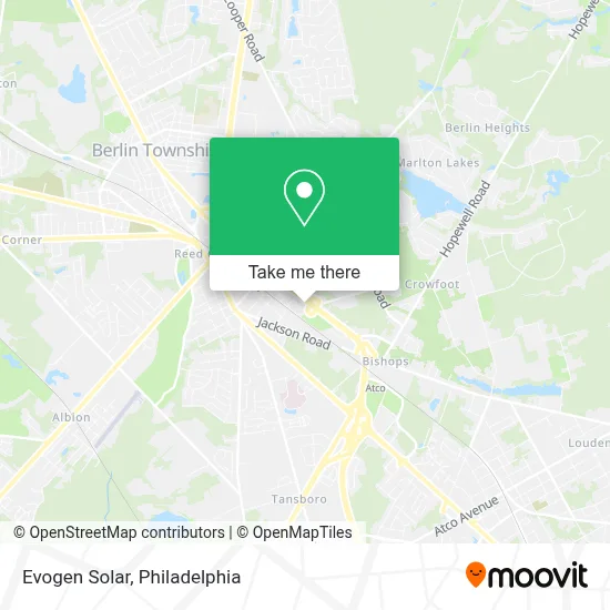 Evogen Solar map