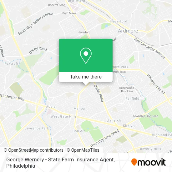 George Wernery - State Farm Insurance Agent map