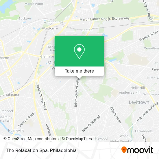 The Relaxation Spa map