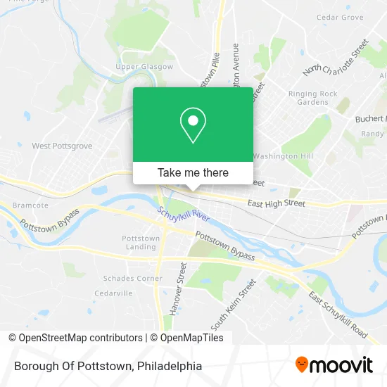 Borough Of Pottstown map
