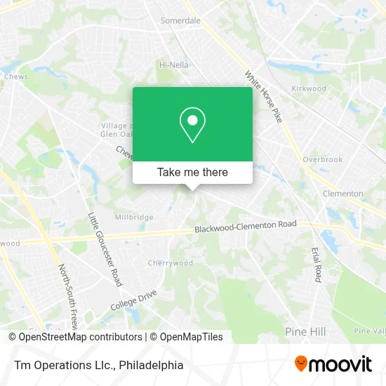 Tm Operations Llc. map