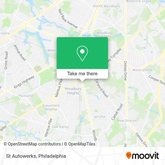 St Autowerks map
