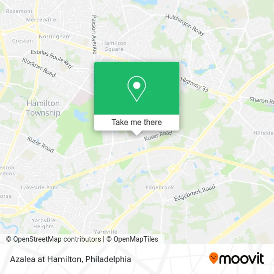 Azalea at Hamilton map