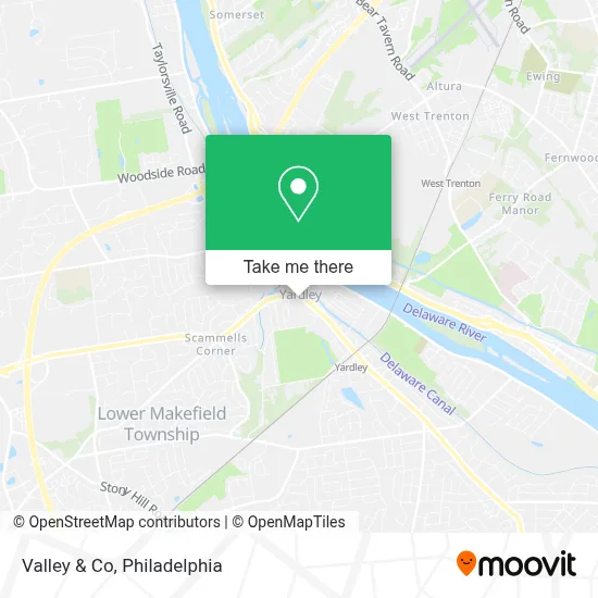 Valley & Co map