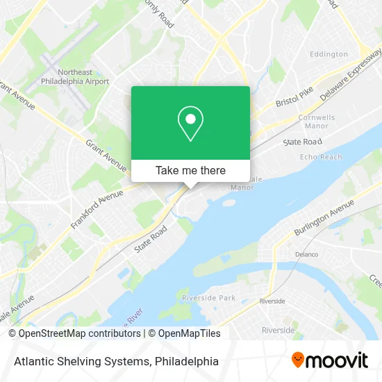 Atlantic Shelving Systems map