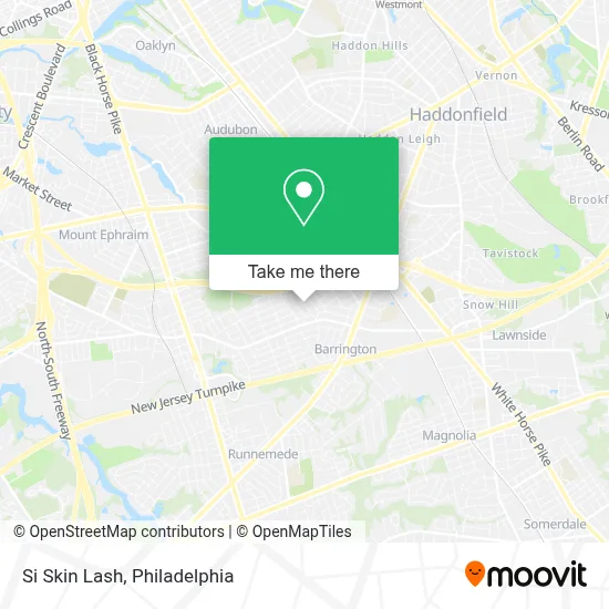 Si Skin Lash map