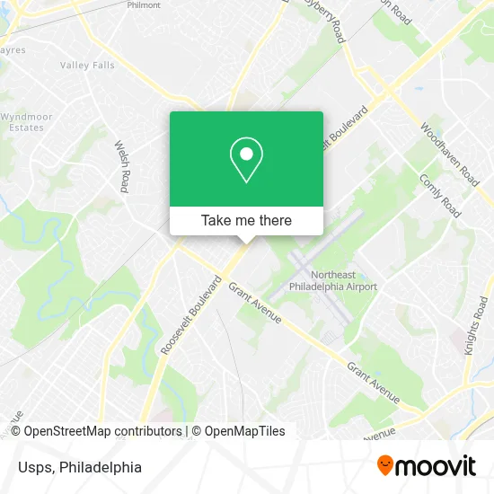 Usps map