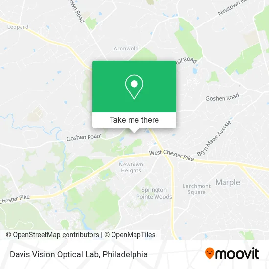 Davis Vision Optical Lab map