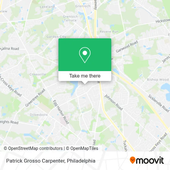 Patrick Grosso Carpenter map