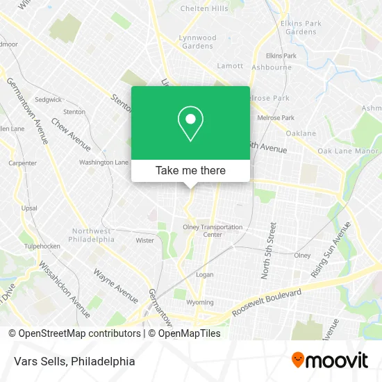Vars Sells map