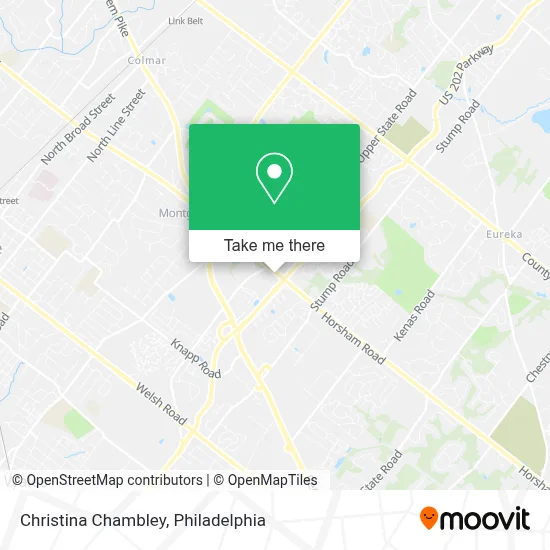 Christina Chambley map
