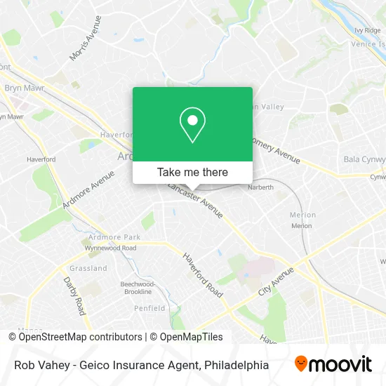 Rob Vahey - Geico Insurance Agent map