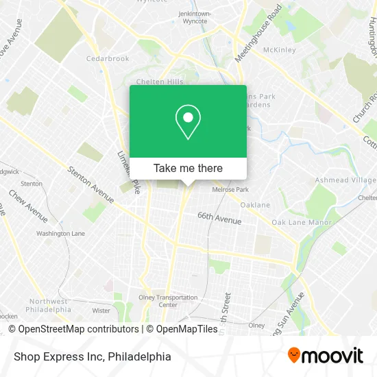 Shop Express Inc map
