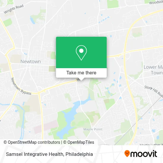 Samsel Integrative Health map