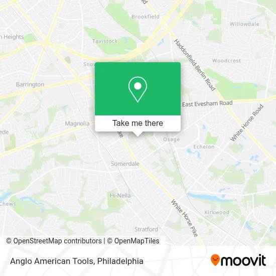 Anglo American Tools map
