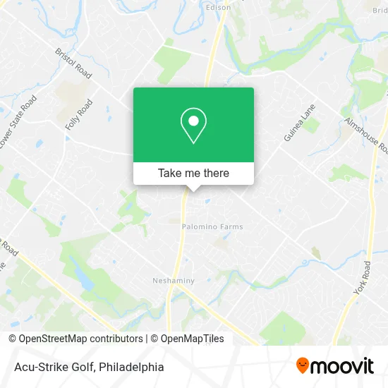 Acu-Strike Golf map