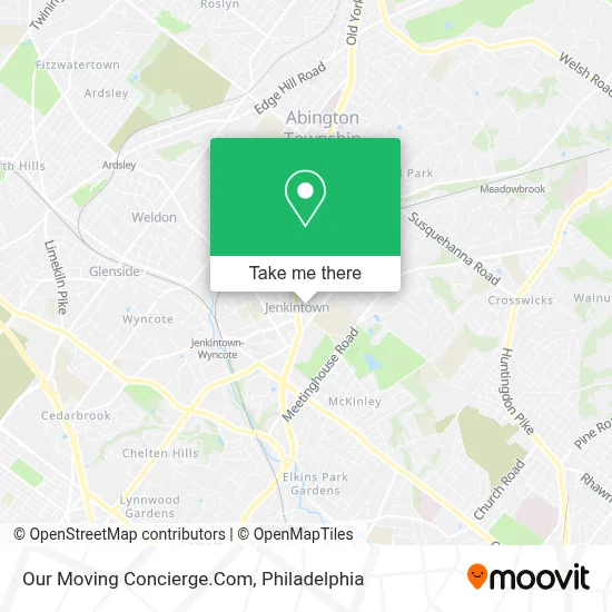 Our Moving Concierge.Com map