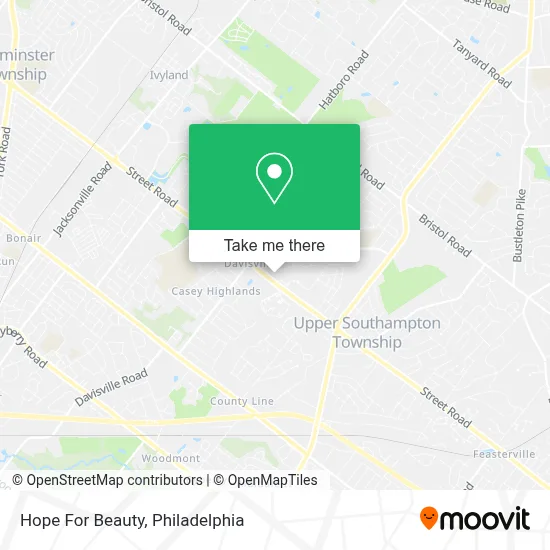 Hope For Beauty map