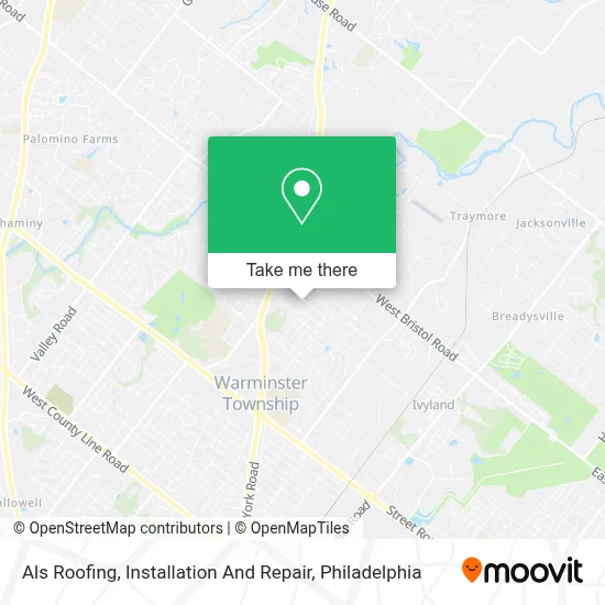 Als Roofing, Installation And Repair map