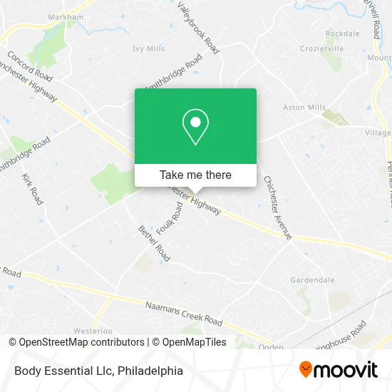 Body Essential Llc map